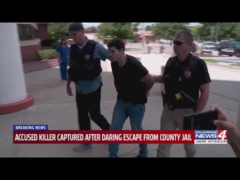 Accused murderer back in Oklahoma jail after escaping 12th floor with makeshift rope
