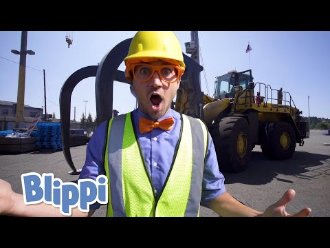 Blippi Learns About Construction Vehicles! | Learning For Kids | Educational Videos For Kids