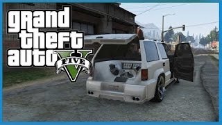 GTA 5 ONLINE- PS4- HOW TO OPEN CAR TRUNK