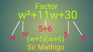 Factoring non-perfect square trinomials part 1 || Sir Mathigo