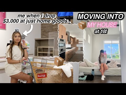 MOVING INTO MY HOUSE (unboxing & decorating) 📦 GOING SOLO DIARIES EPISODE 5