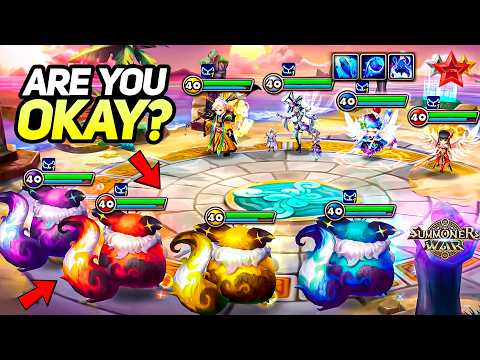 This Guy Confuses Enemies with RARE SLEEP TEAM - Summoners War