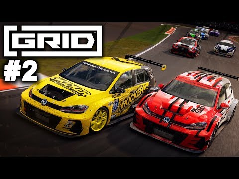 GRID Career Mode Gameplay Part 2 - BUYING A GOLF GTI! CAR CUSTOMISATION! (Grid 2019 Gameplay PC)