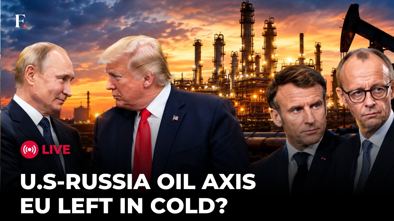 LIVE: US-Russia Oil Deal Overshadows EU Concerns? Macron, Other European Leaders Meet In Brussels