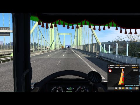 Euro Truck Simulator 2: Calais (France) to Nuremberg (Germany)