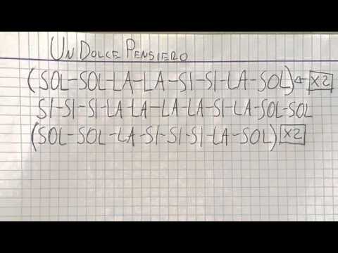 UN DOLCE PENSIERO ( Pianoforte)