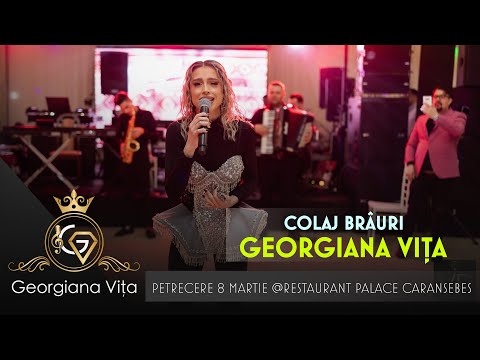 Georgiana Vița ❌ Formatia Timisul - Colaj Brauri LIVE 🎷 Petrecere 8 martie 2024 💃