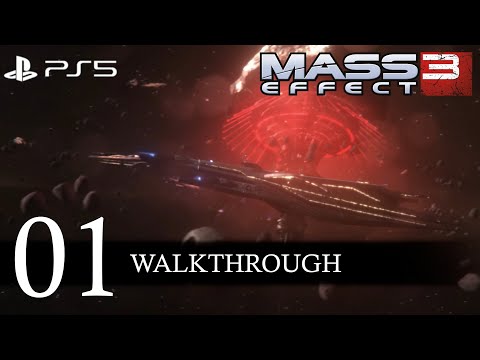 Mass Effect 3: Omega Legendary Edition (Paragon) Walkthrough Part 1 No (Commentary/Full Game) PS5