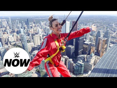 WATCH: Terrified IIconics Overcome Fears By Walking 1,168-Foot Tall CN Tower: WWE Now