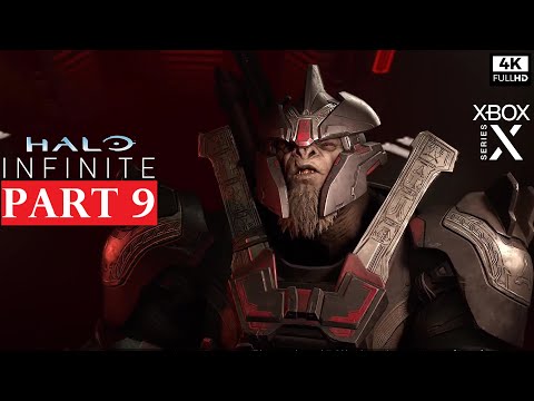 HALO INFINITE Gameplay Walkthrough Part 9 [4K 60FPS XBOX SERIES X] - No Commentary
