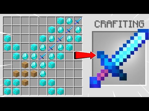 Minecraft, But I Can Craft GIANT Tools.....