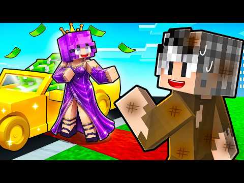 ZENGİN Kız FAKİR Gürol'un HAYATINI KURTARDI - Minecraft
