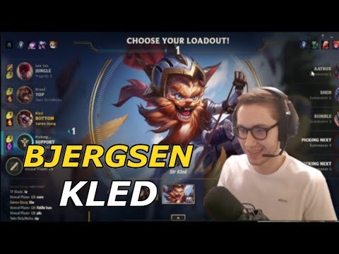 BJERGSEN - Kled vs Rumble Mid - Season 8 Patch 8.13
