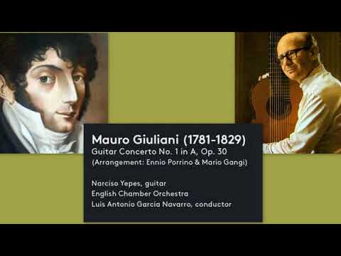 Mauro Giuliani: Guitar Concerto No. 1, in A major, Op. 30