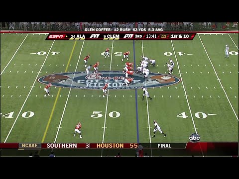 NCAAF 2008 Week 01 Alabama vs Clemson