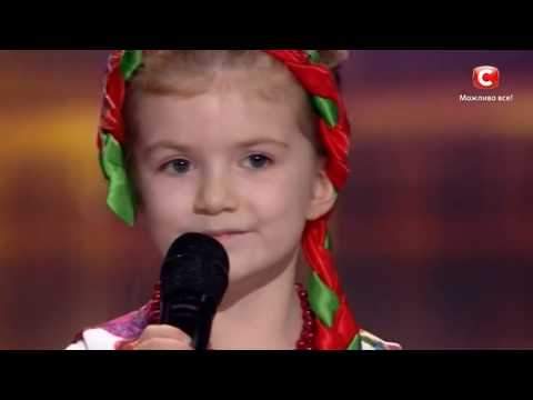 Ukrainian girl singing so God would bless everyone... you also.