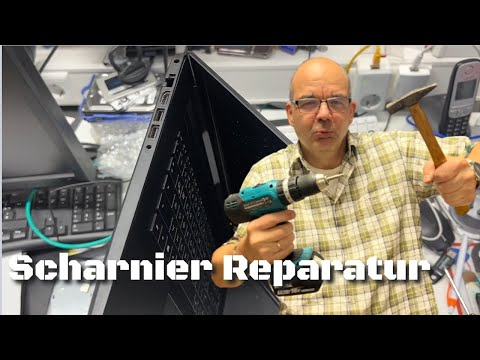 HP Laptop 17-by 17-cn usw. Scharnier Reparatur - Die Hammer Methode