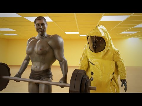 Backrooms - Gym with GigaChad (Found Footage)