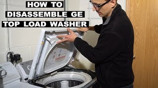 How to Take Apart a GE Topload Washer