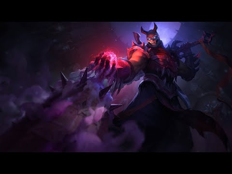 Blood moon Shen skin lol wild Rift
