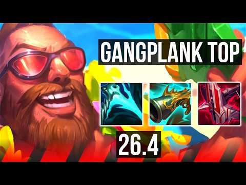 GANGPLANK vs SHEN (TOP) | Good KDA: 16/1/7 | KR Master | 26.4