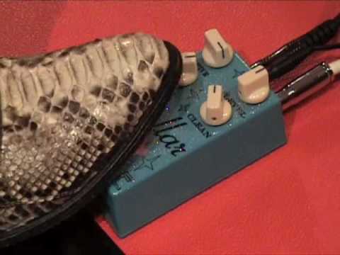 DMB Pedals Stellar Drive guitar effects pedal demo with SG & Dr Z amp