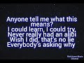 When In Doubt - Lyrics - Thousand Foot Krutch
