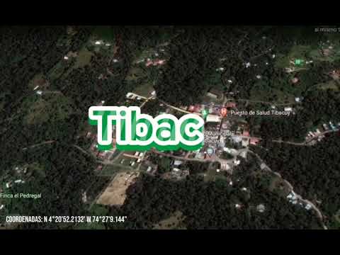 Georreferencia Tibacuy Cundinamarca