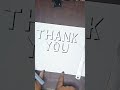 HOW 🙏 TO DRAW 3D WORDS THANK YOU FOR 1K/EASY TRICK TO DRAW 3D LETTERS FOR KIDS#shorts  @vamossart