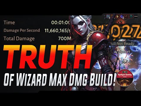 TRUTH of Wizard Max Damage Build - No1 Wants To Say This!