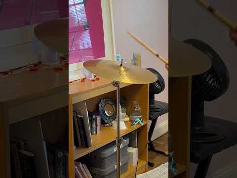 Paiste Signature 17 Inch Dark Energy Crash Cymbal, 1,251 Grams, Video Demo. image 4