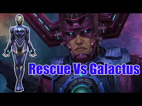 Rescue vs Galactus & Master Mold! Giant Boss Raid (Marvel Future Fight)