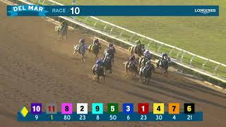 Knightsbridge wins the Pacific Classic G.I race 10 at Del Mar 8/22/26