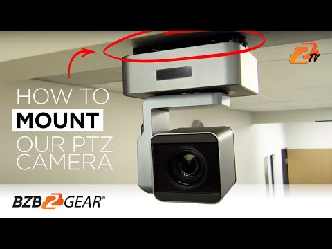 BZBGear Compact 1080p HDMI/SDI/USB and NDI HX2 Live Streaming PTZ Camera with 30x Zoom and PoE