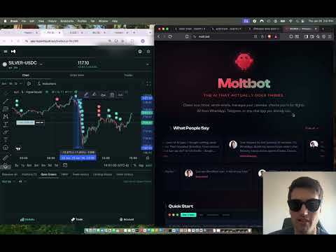 I Slept Through the Silver Crash. My Bot Made $3,300 (Hyperliquid and Claude Code)