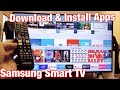Samsung Smart TV: How to Download & Install Apps Samsung Smart TV: How to Download & Install Apps