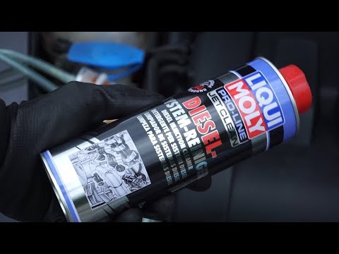 How to replace fuel filter & clean injectors with Liqui Moly PRO-LINE DIESEL SYSTEM REINIGER 5156