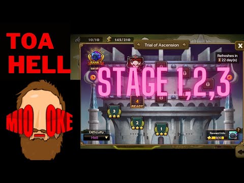 TOA HELL: 3 STARS STAGE 1, 2, 3