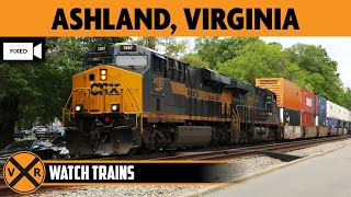 Ashland (North), Virginia, USA | LIVE RAILCAM - Virtual Railfan