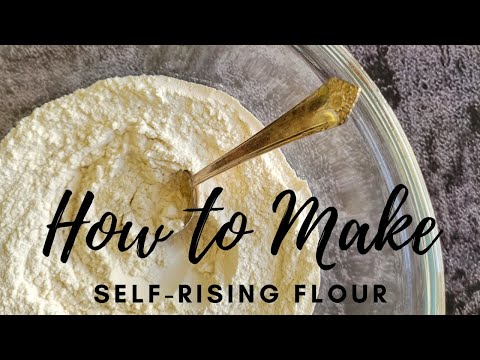 RECIPE FOR SELF RISING FLOUR | HOW TO MAKE SELF-RISING FLOUR