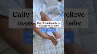 3 simple steps to help baby pass gas #shorts #newborn #babycare