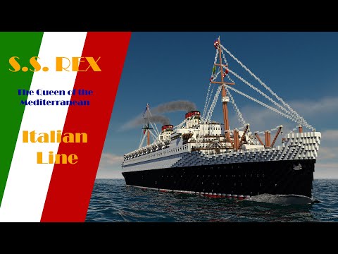 Minecraft S.S. Rex (1932) (Italian Line) - The flagship of the Italians