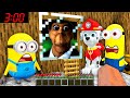 We Found Obunga at 3:00 AM - minions in minecraft vs Paw Patrol - Gameplay Animation