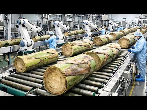 Inside a Modern Banana Stalk Factory – The Process You’ve Never Seen
