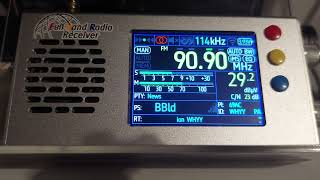 TEF 6686 LW/MW/SW/FM RDS Radio - FM DX of WHYY @ 90.9 MHz from Philadelphia Pennsylvania