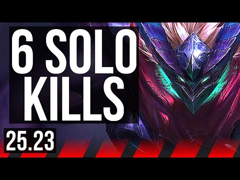 MORDEKAISER vs AATROX (TOP) | 10/0/7, 6 solo kills, Legendary | EUW Master | 25.23