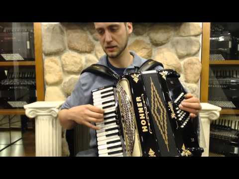 HANLIIIBG -  Hohner Anacleto Latino III Black Gold Effect LMM 48