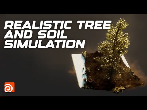 Realistic Tree and Soil Simulation | Pro Houdini Tutorial