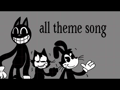 All three cartoon’s theme song cartoon cat Felix the cat and jack the rabbit