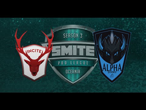 SMITE OPL S3 Winter Week 9 - Incite vs Alpha Sydney Game 1